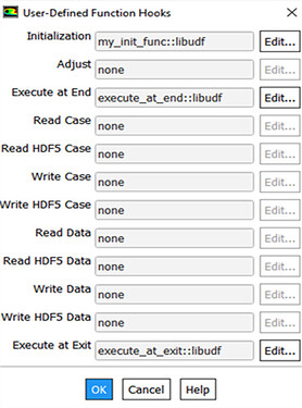 Рис. 18. Настройка User Defined Function Hooks
